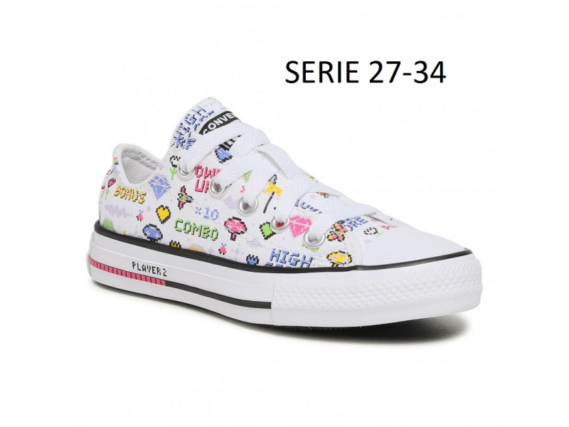 Zapatilla Converse Chuck All Star 670171C color blanco.