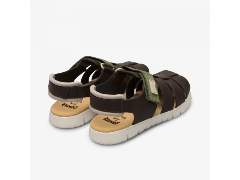 Sandalias Niño Verano Sandalias Camper Oruga Para Niños Cuero