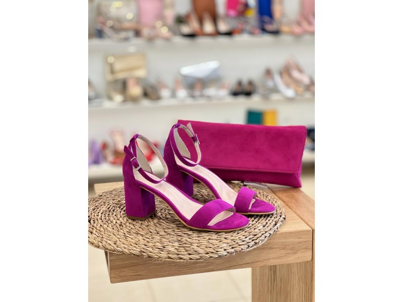 Sandalias color outlet fucsia