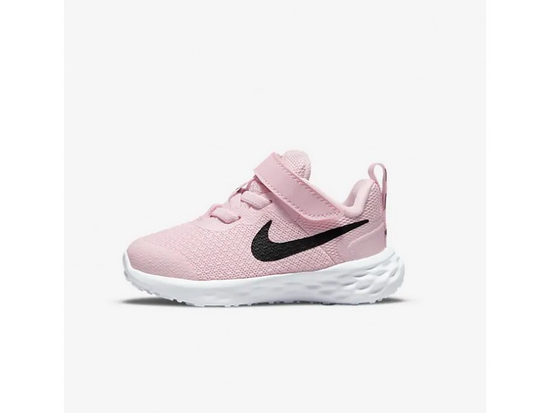 Deportivo Nike 6 NN (TDV) DD1094 color rosa para niña.