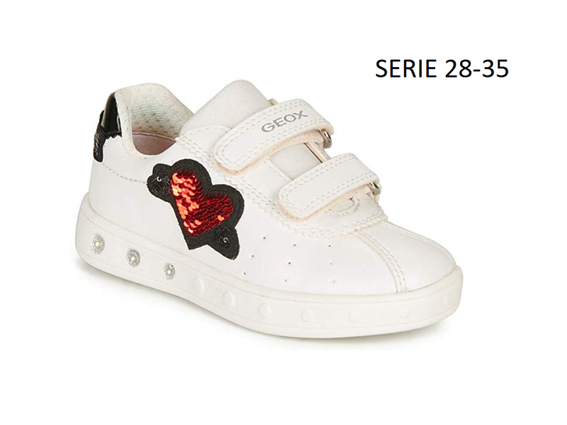 Sneakers Skylin Geox modelo blanco. infantil Gayoso.