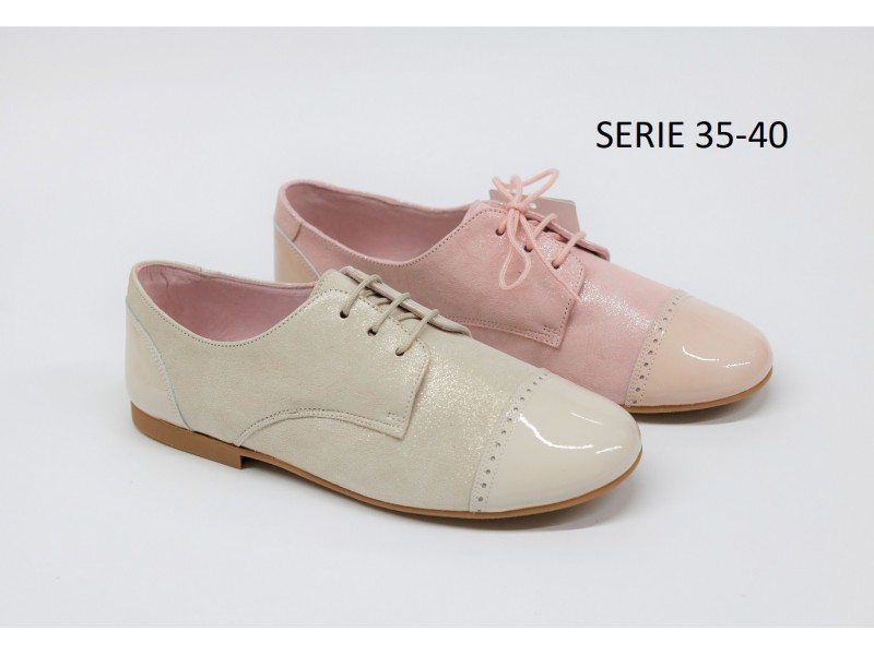 Zapato de Niña Oxford Rosado